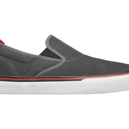 Emerica Wino G6 Slip On (Grey/Black/Red)