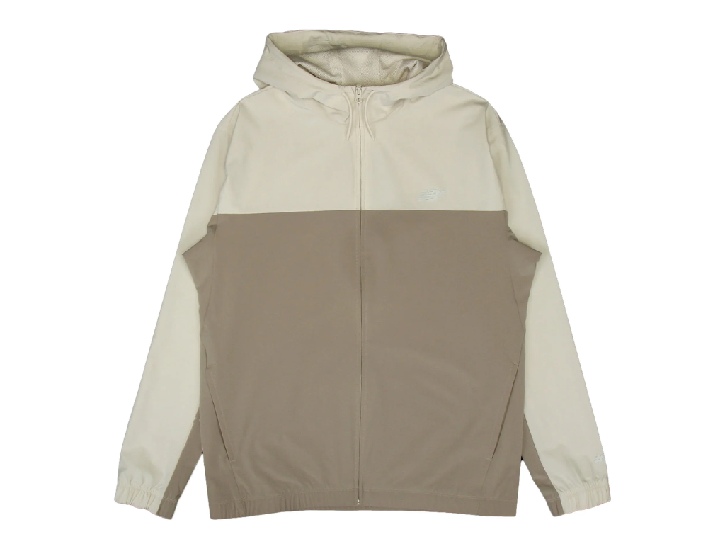 New Balance Woven Zip Jacket (Stone)