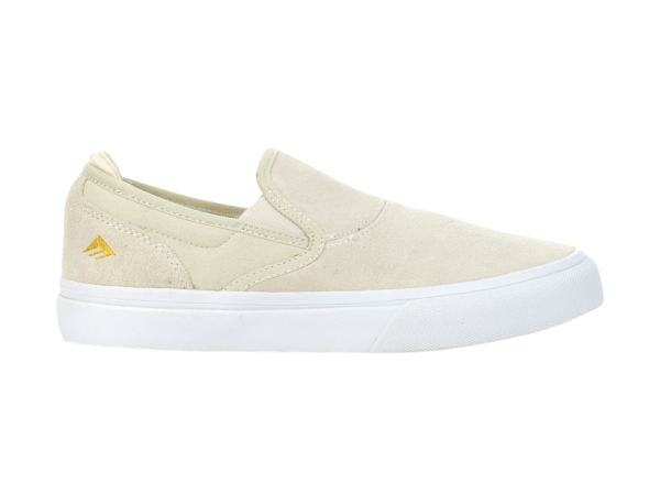 Emerica Wino G6 Slip On "This Is Skateboarding" (White)