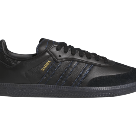 Adidas Samba ADV (Black/Black/Royal Blue)