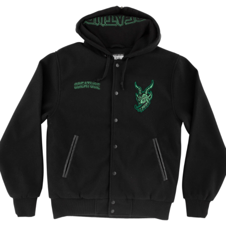 Creature Drop Out Varsity Jacket (Black)