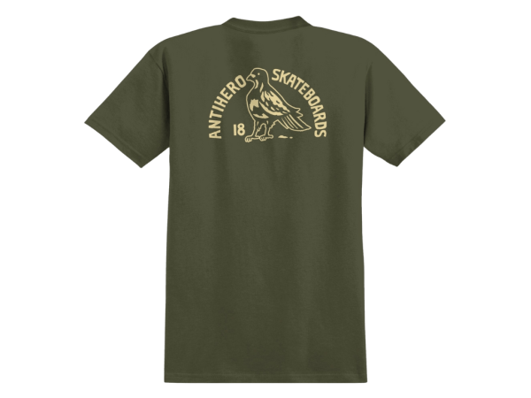 Antihero Clubhouse Tee (Olive/Cream)