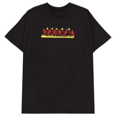 Baker Dancing Skellies Tee (Black)