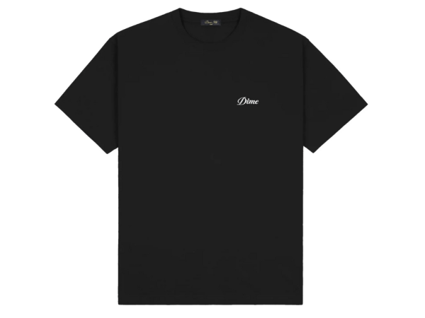 Dime Cursive Logo Tee (Black)