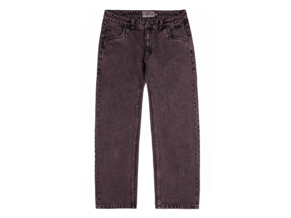 Dime Relaxed Denim Pants (Plum)