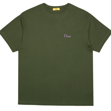 Dime Classic Small Logo Tee (Forest Green)