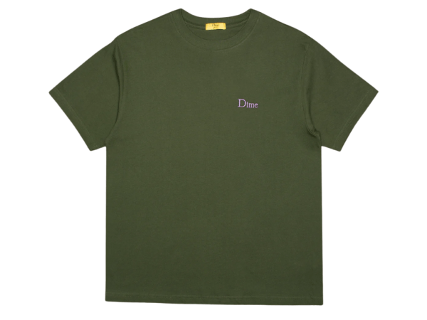 Dime Classic Small Logo Tee (Forest Green)