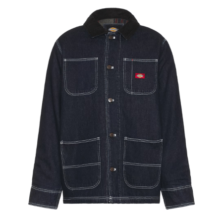 Dickies Blanket lined Denim Chore Coat (Rinsed Indigo)