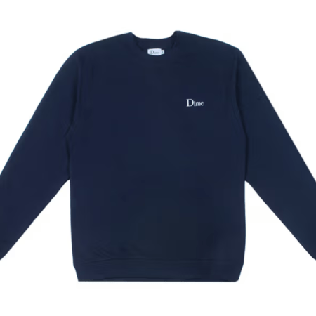 Dime Classic Logo Crewneck (Navy)