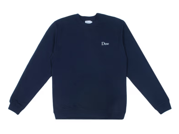 Dime Classic Logo Crewneck (Navy)