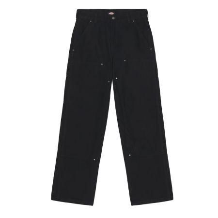 Dickies Double Knee Canvas Carpenter Pant (Black)