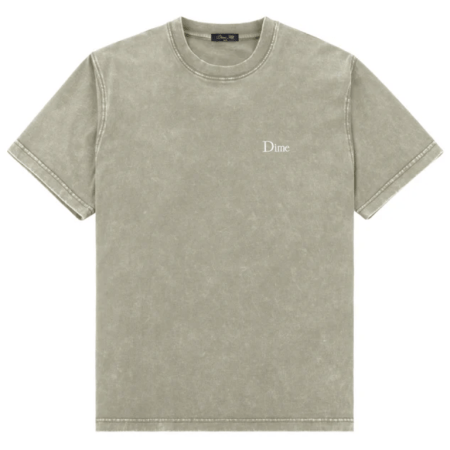 Dime Classic Small Logo Tee (Faded Cement)