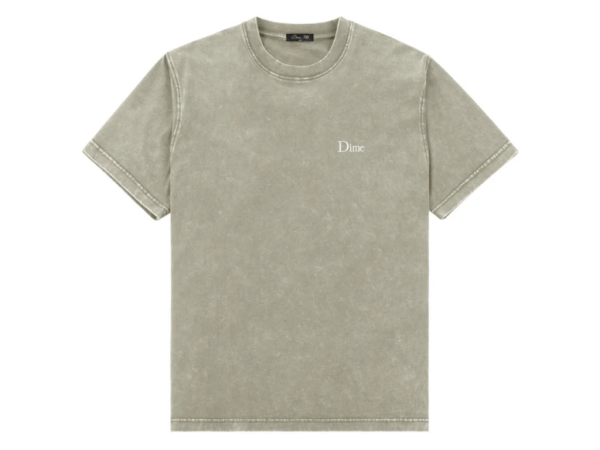 Dime Classic Small Logo Tee (Faded Cement)
