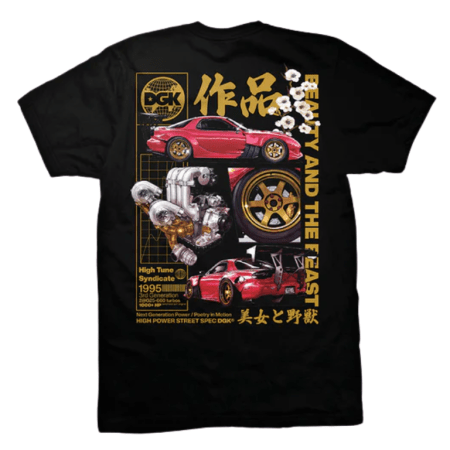 DGK Beauty and the Beast Tee (Black)