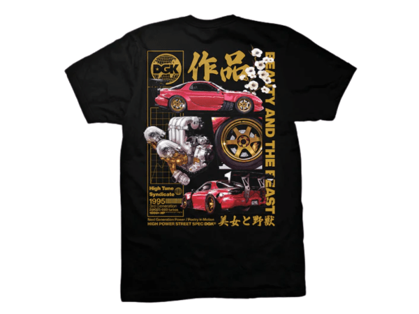 DGK Beauty and the Beast Tee (Black)