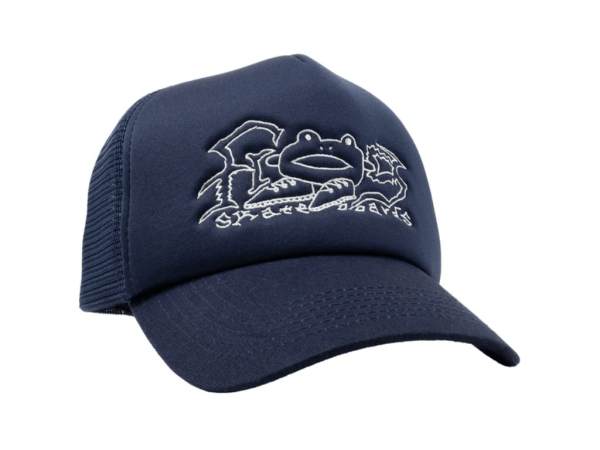 Frog Big Shoes Trucker Hat (Navy)