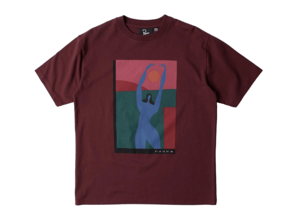 Parra Protect The Sun Tee (Dark Burgundy)