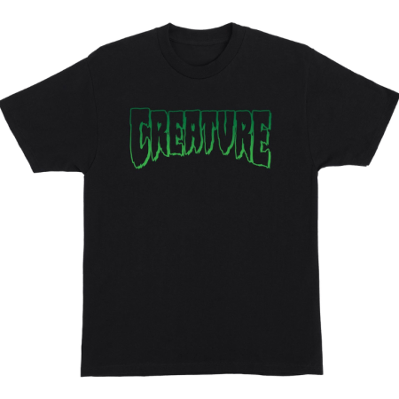 Creature Logo Outline Tee (Black)