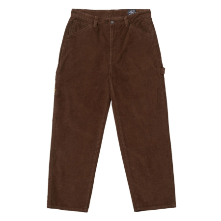 Krooked Shmoo Carpenter Pants (Brown Corduroy)