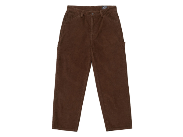 Krooked Shmoo Carpenter Pants (Brown Corduroy)