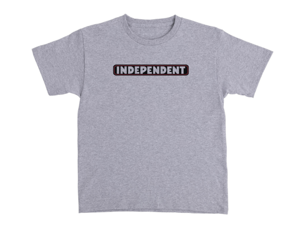 Independent Bar Logo Youth Tee (Sport Grey)