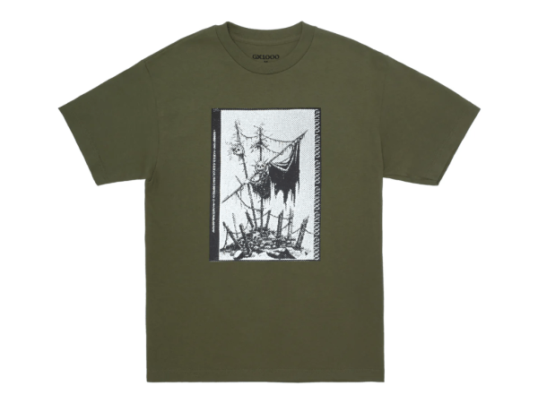 GX1000 Hamburger Lady Tee (Military Green)