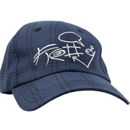 Frog Plaid G Hat (Navy)