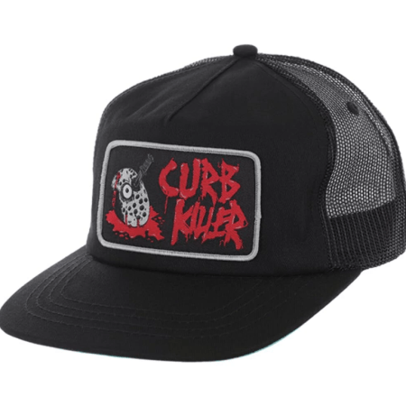 Heroin Curb Killer Trucker Hat (Black/Black)
