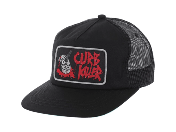 Heroin Curb Killer Trucker Hat (Black/Black)