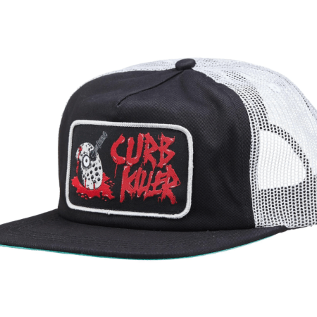 Heroin Curb Killer Trucker Hat (Black/White)