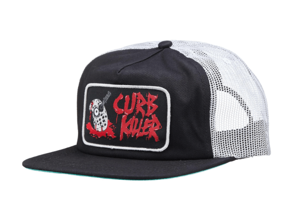 Heroin Curb Killer Trucker Hat (Black/White)
