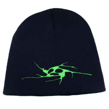 Limosine Spiral Skully (Navy/Green)