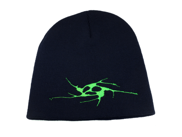 Limosine Spiral Skully (Navy/Green)