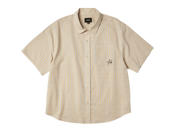HUF H Star Plaid Shirt (Putty)