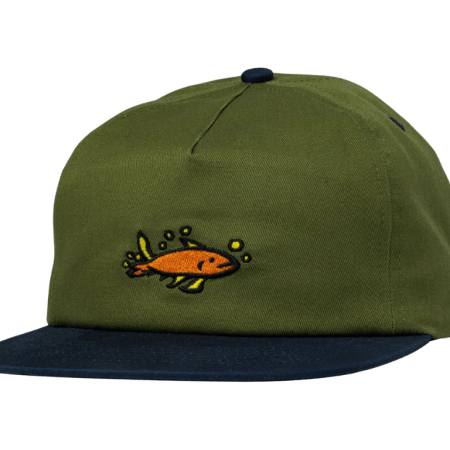 Krooked Mermaid Fish Hat (Olive/Navy)