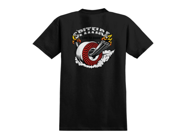 Spitfire Burnout Pocket Tee (Black)