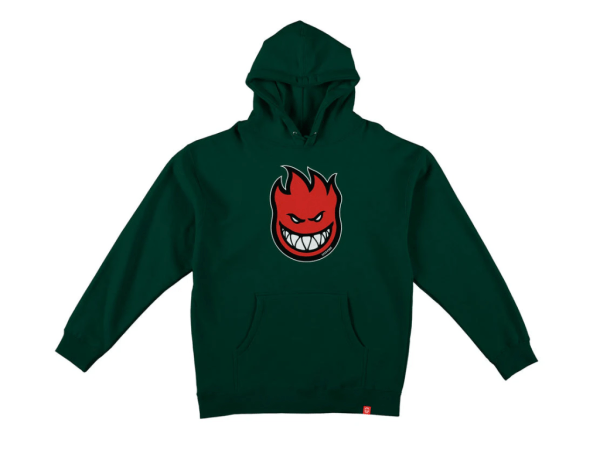 Spitfire Youth Bighead Hoodie (Green/Red)