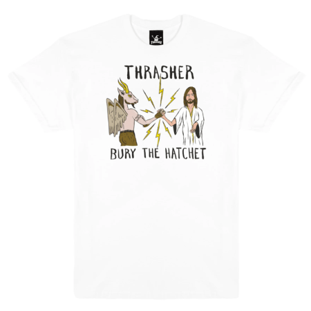 Thrasher x Toy Machine B.T.H Tee (White)