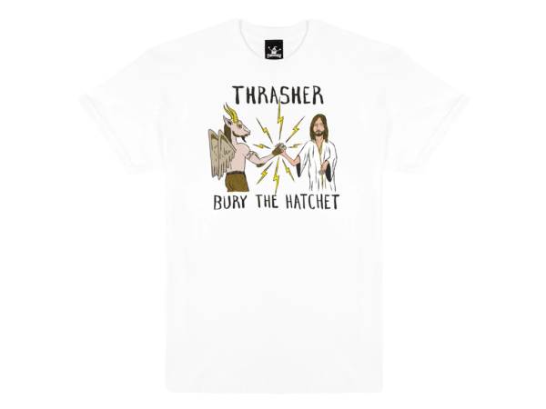 Thrasher x Toy Machine B.T.H Tee (White)