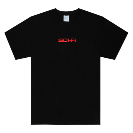 Sci Fi Fantasy Slide Tee (Black/Red)