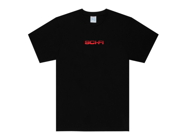 Sci Fi Fantasy Slide Tee (Black/Red)