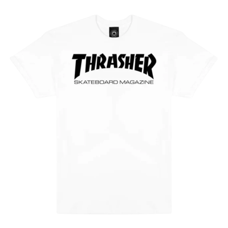 Thrasher Skate Mag Logo Tee (White)