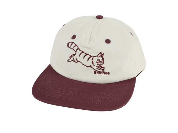 Theories Of Atlantis Conscious Kitty Hat (Cream/Maroon)