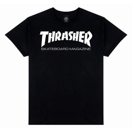 Thrasher Skate Mag Logo Tee (Black)