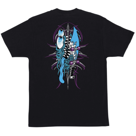 Santa Cruz Meek Pinstripe Slasher Tee (Black)