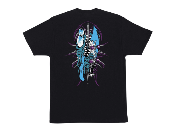 Santa Cruz Meek Pinstripe Slasher Tee (Black)