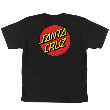 Santa Cruz Classic Dot Youth Tee (Black)