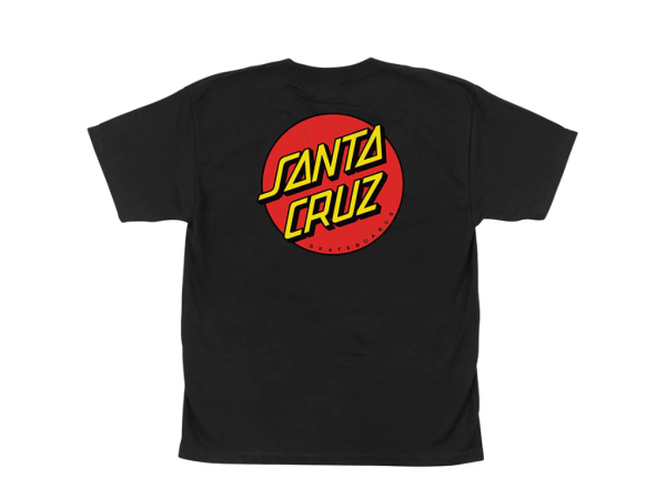 Santa Cruz Classic Dot Youth Tee (Black)