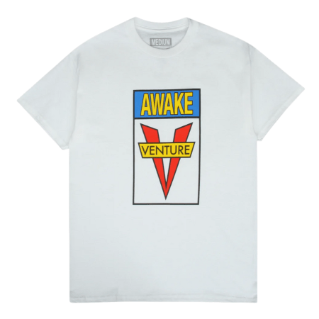 Venture Awake Tee (Wht/Blu/Ylw)