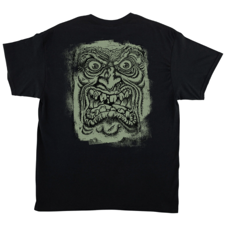 Santa Cruz Roskopp Block Face Tee (Black)